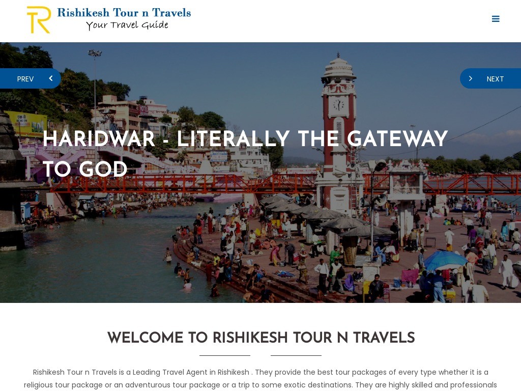 Tour and travels website Development